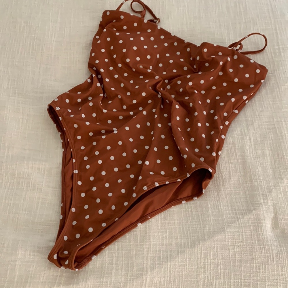 O’Neill high leg one piece swimsuit
